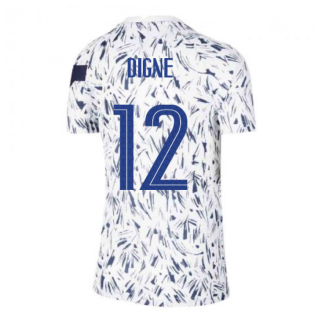 2020-2021 France Pre-Match Training Shirt (White) - Kids (Digne 12)