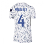 2020-2021 France Pre-Match Training Shirt (White) - Kids (MAKELELE 4)