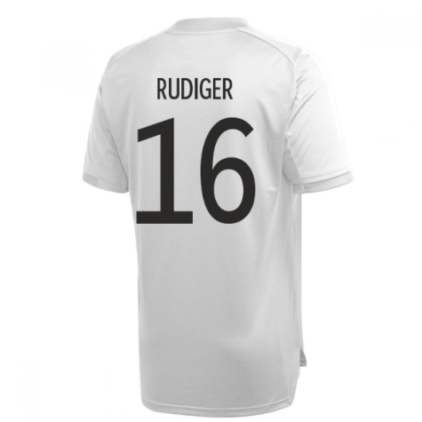2020-2021 Germany Adidas Training Shirt (Grey) (RUDIGER 16)