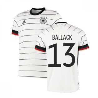 2020-2021 Germany Authentic Home Adidas Football Shirt (BALLACK 13)