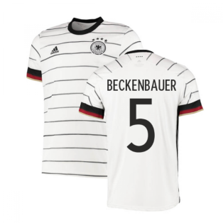 2020-2021 Germany Authentic Home Adidas Football Shirt (BECKENBAUER 5)