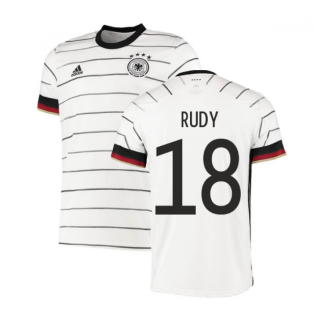2020-2021 Germany Authentic Home Adidas Football Shirt (RUDY 18)