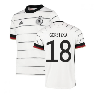 2020-2021 Germany Home Adidas Football Shirt (Kids) (GORETZKA 18)