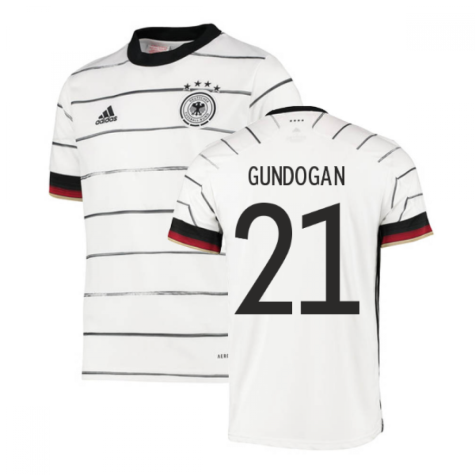 2020-2021 Germany Home Adidas Football Shirt (Kids) (GUNDOGAN 21)