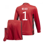 2020-2021 Germany Home Adidas Goalkeeper Mini Kit (Neuer 1)