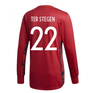 2020-2021 Germany Home Adidas Goalkeeper Shirt (Ter Stegen 22)