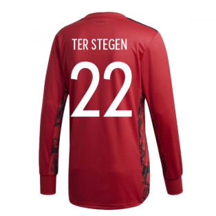 2020-2021 Germany Home Adidas Goalkeeper Shirt (Ter Stegen 22)