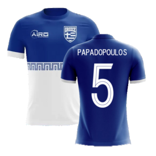 2023-2024 Greece Away Concept Football Shirt (Papadopoulos 5) - Kids