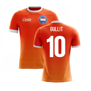  Airosportswear Ruud Gullit Holland Illustration - Camiseta ( naranja) : Deportes y Actividades al Aire Libre