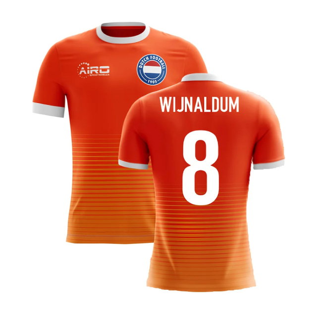 2025-2026 Holland Airo Concept Home Shirt (Wijnaldum 8)