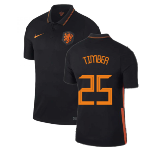 2020-2021 Holland Away Nike Football Shirt (TIMBER 25)