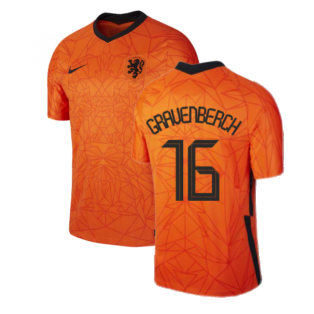 2020-2021 Holland Home Nike Football Shirt (GRAVENBERCH 16)