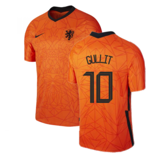 2020-2021 Holland Home Nike Football Shirt (GULLIT 10)