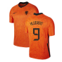 2020-2021 Holland Home Nike Football Shirt (Kids) (KLUIVERT 9)