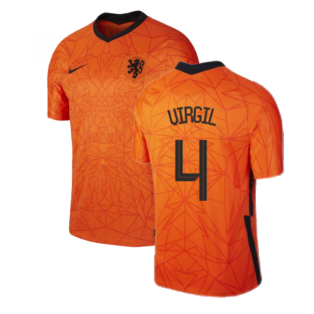 2020-2021 Holland Home Nike Football Shirt (VIRGIL 4)