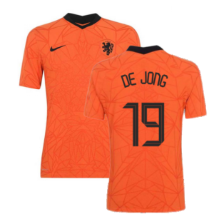 2020-2021 Holland Home Nike Vapor Match Shirt (DE JONG 19)