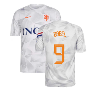 2020-2021 Holland Nike Pre-Match Training Shirt (White) (BABEL 9)