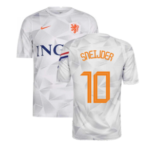 2020-2021 Holland Nike Pre-Match Training Shirt (White) (SNEIJDER 10)