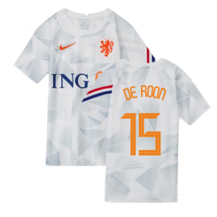 2020-2021 Holland Pre-Match Training Shirt (White) - Kids (DE ROON 15)