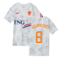 2020-2021 Holland Pre-Match Training Shirt (White) - Kids (WIJNALDUM 8)