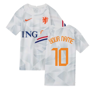 2020-2021 Holland Pre-Match Training Shirt (White) - Kids (Your Name)