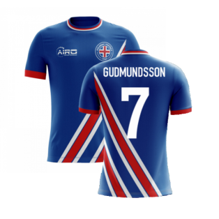 2023-2024 Iceland Airo Concept Home Shirt (Gudmundsson 7) - Kids