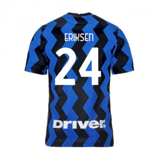 2020-2021 Inter Milan Home Nike Football Shirt (ERIKSEN 24)