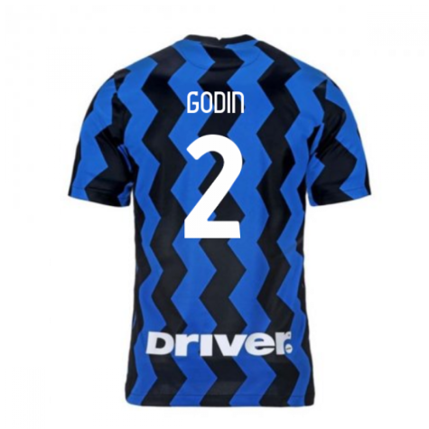 2020-2021 Inter Milan Home Nike Football Shirt (GODIN 2)
