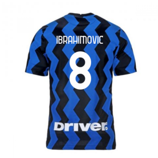 2020-2021 Inter Milan Home Nike Football Shirt (IBRAHIMOVIC 8)
