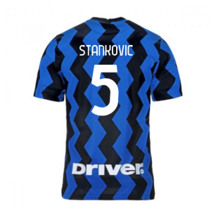 2020-2021 Inter Milan Home Nike Football Shirt (STANKOVIC 5)