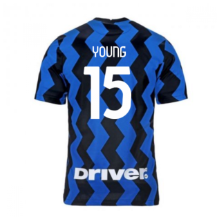 2020-2021 Inter Milan Home Nike Football Shirt (YOUNG 15)