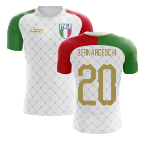 2023-2024 Italy Away Concept Football Shirt (Bernardeschi 20) - Kids