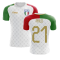 2023-2024 Italy Away Concept Football Shirt (Pirlo 21) - Kids