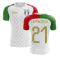 2023-2024 Italy Away Concept Football Shirt (Zappacosta 21) - Kids