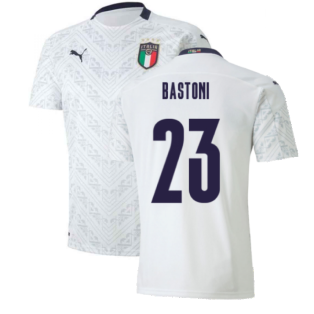 2020-2021 Italy Away Puma Football Shirt (Kids) (BASTONI 23)