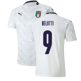 2020-2021 Italy Away Puma Football Shirt (Kids) (BELOTTI 9)
