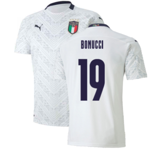 2020-2021 Italy Away Puma Football Shirt (Kids) (BONUCCI 19)