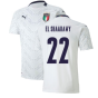 2020-2021 Italy Away Puma Football Shirt (Kids) (EL SHAARAWY 22)
