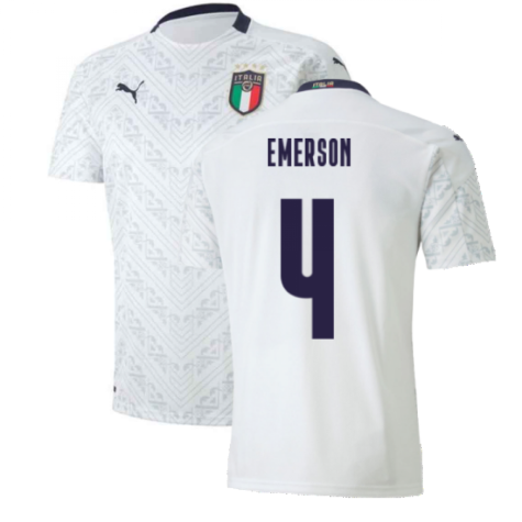 2020-2021 Italy Away Puma Football Shirt (Kids) (EMERSON 4)