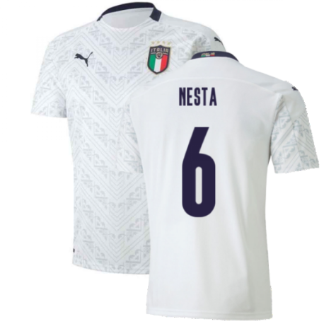 2020-2021 Italy Away Puma Football Shirt (Kids) (NESTA 6)