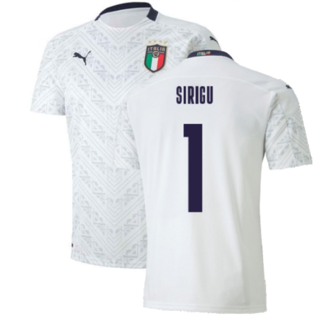2020-2021 Italy Away Puma Football Shirt (Kids) (SIRIGU 1)