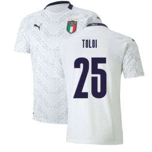 2020-2021 Italy Away Puma Football Shirt (Kids) (TOLOI 25)