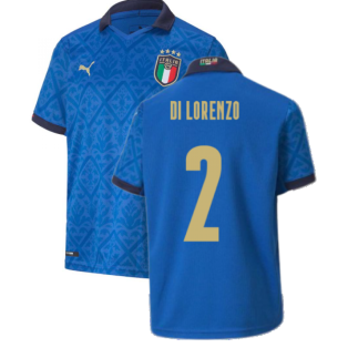 2020-2021 Italy Home Puma Football Shirt (Kids) (DI LORENZO 2)