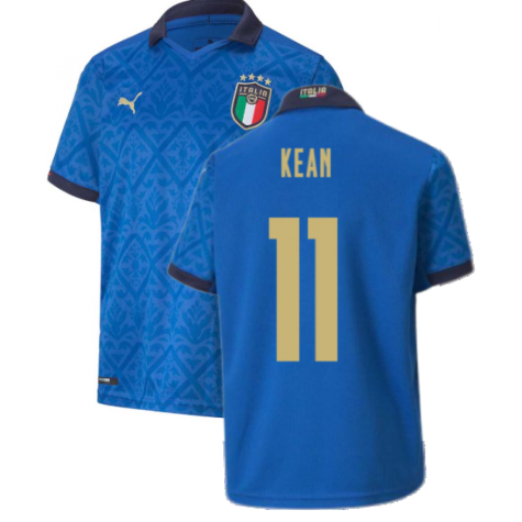 2020-2021 Italy Home Puma Football Shirt (Kids) (KEAN 11)