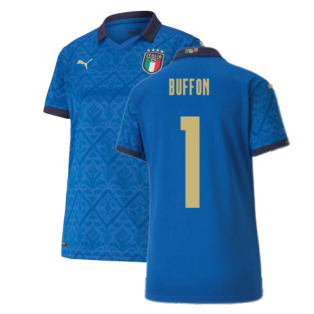 2020-2021 Italy Home Shirt - Womens (BUFFON 1)