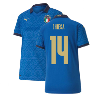 2020-2021 Italy Home Shirt - Womens (CHIESA 14)