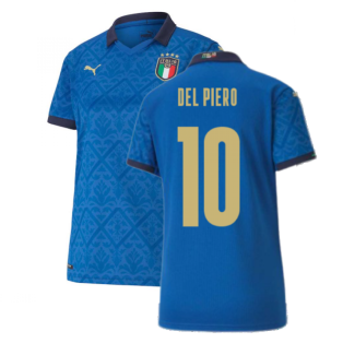 2020-2021 Italy Home Shirt - Womens (DEL PIERO 10)