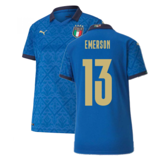 2020-2021 Italy Home Shirt - Womens (EMERSON 13)