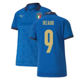 2020-2021 Italy Home Shirt - Womens (INZAGHI 9)