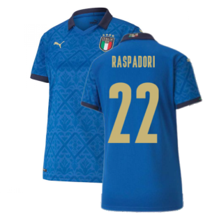 2020-2021 Italy Home Shirt - Womens (RASPADORI 22)
